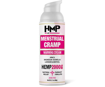 HMP BRANDS Menstrual Cramp Hemp Cream Supports Period Cramps Including Pre - Menstrual Cramp