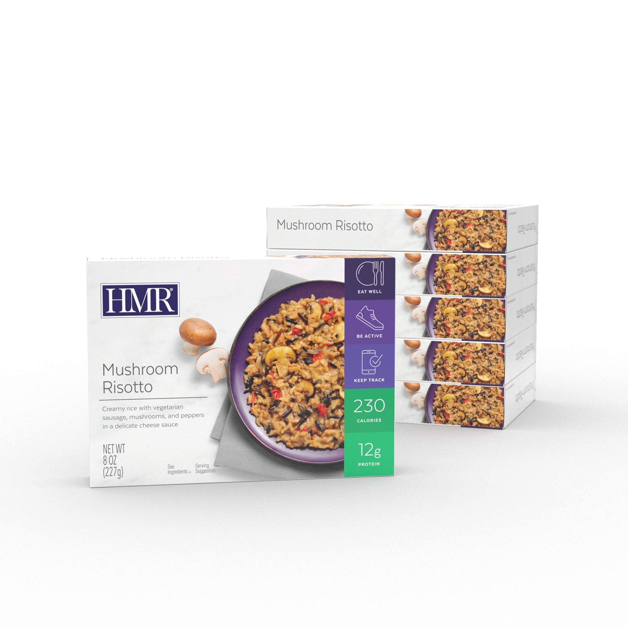 HMR Mushroom Risotto Entrée | Pre-packaged Lunch or Dinner to Support Weight Loss HMR