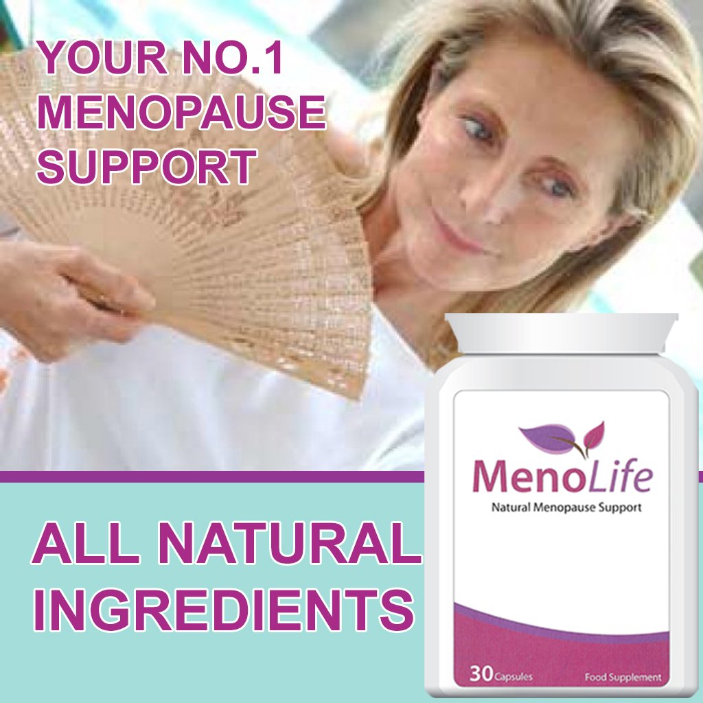 Menolife Natural Menopause Support for Women Reduce Hot Flushes Feel More Confident