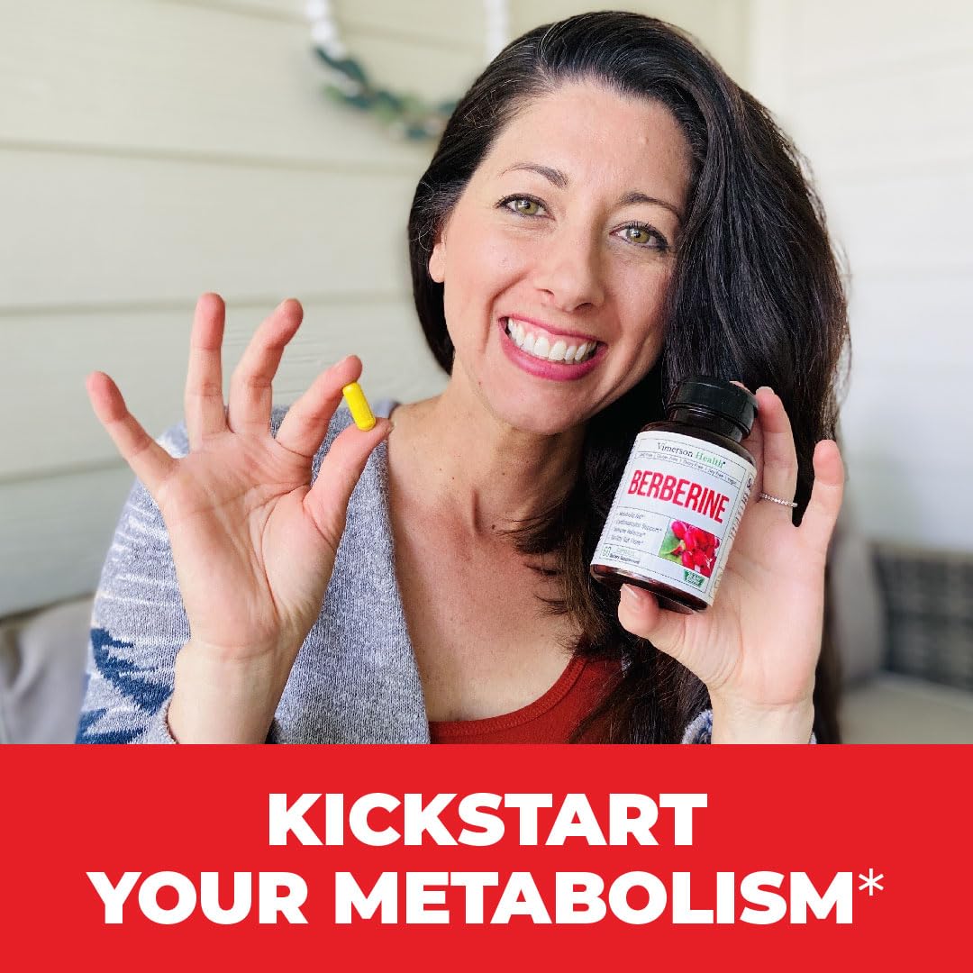 Vimerson Health Berberine Supplement with 3rd Party Tested Berberine 1200mg Per Serving Vimerson Health