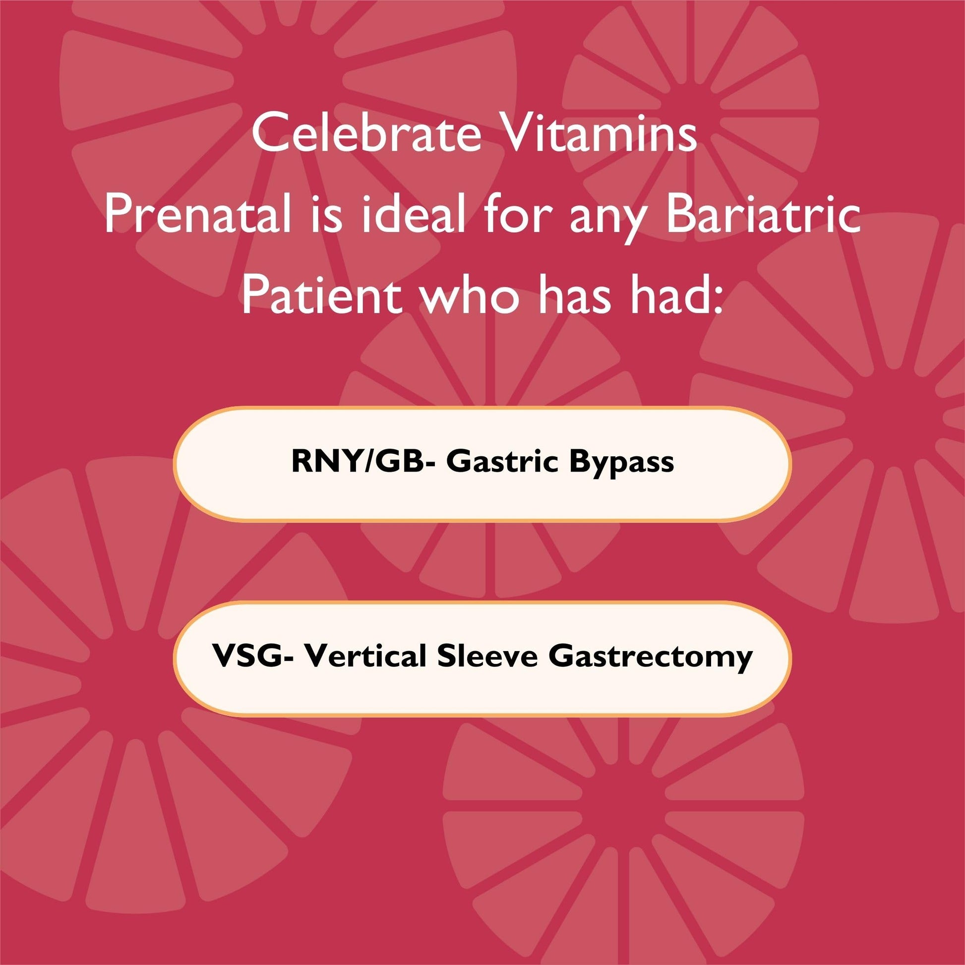 Celebrate Vitamins Bariatric Prenatal Multivitamin Capsules with Folate (Folic Acid), Vitamin A Celebrate Bariatric Supplements