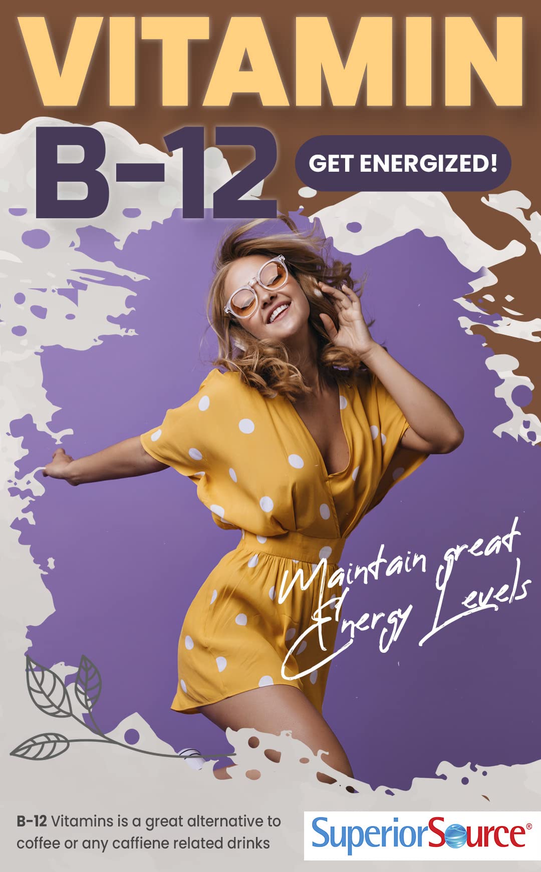 Superior Source No Shot Vitamin B12 Methylcobalamin 1000 mcg, Quick Dissolve MicroLingual Superior Source