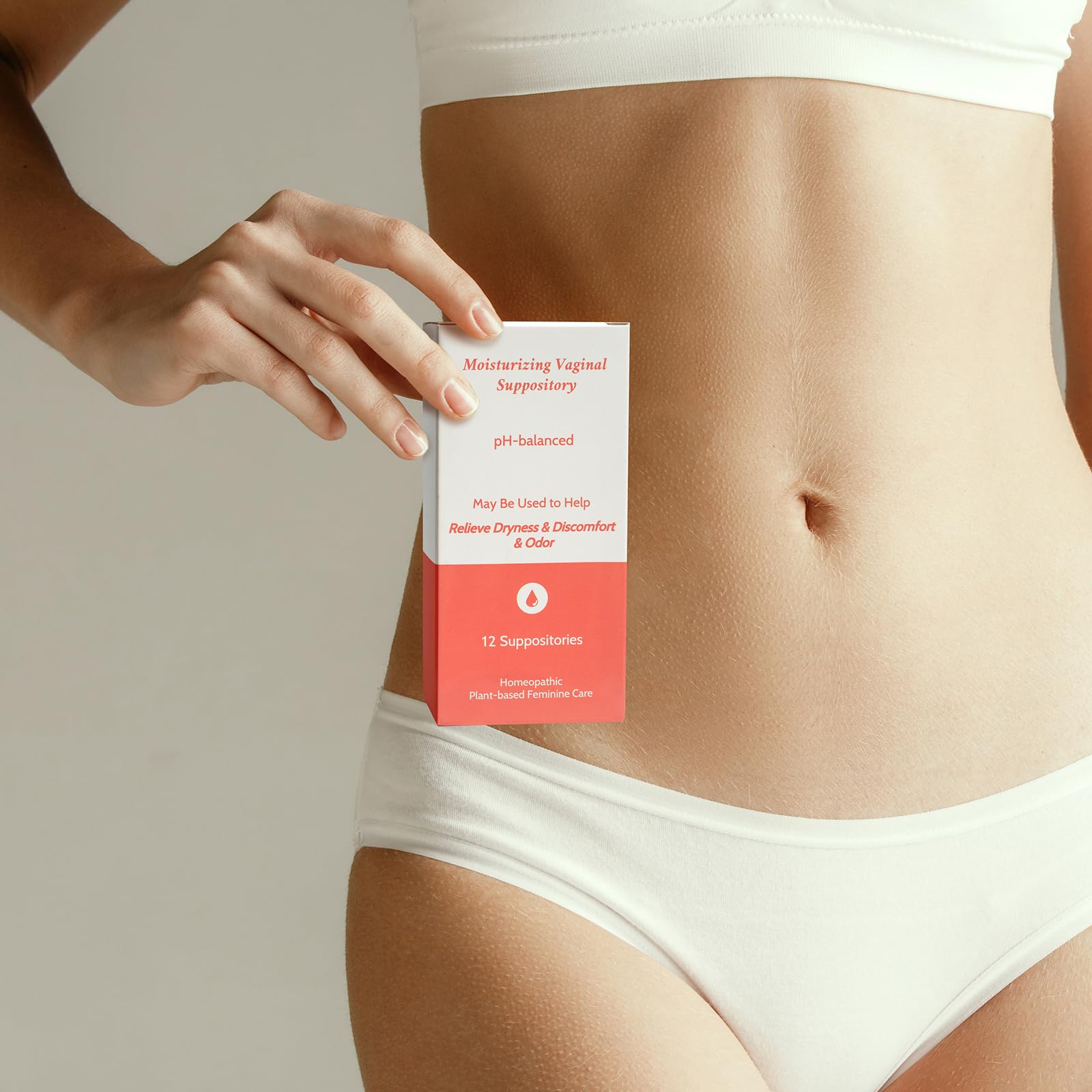 Vaginal Moisturizing Suppositories for Lasting Hydration & Comfort | Balances pH, Soothes Dryness Vagiria