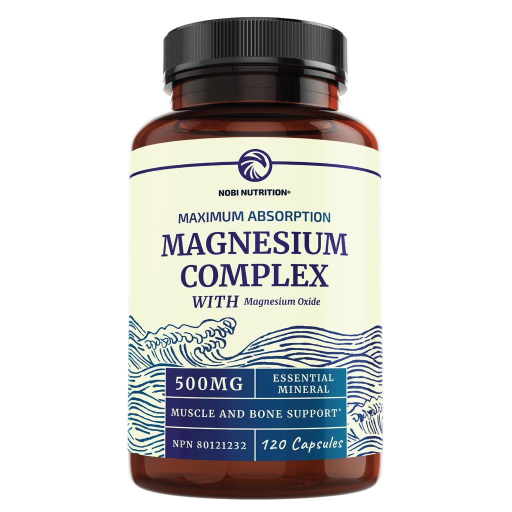 Magnesium Citrate Complex | 500 MG | High Absorption Formula | Calm, Relaxation 
