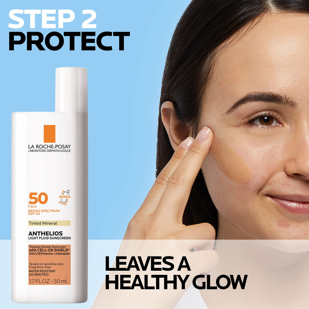 La Roche-Posay Anthelios Tinted SPF 50 Sunscreen & Toleriane Gentle