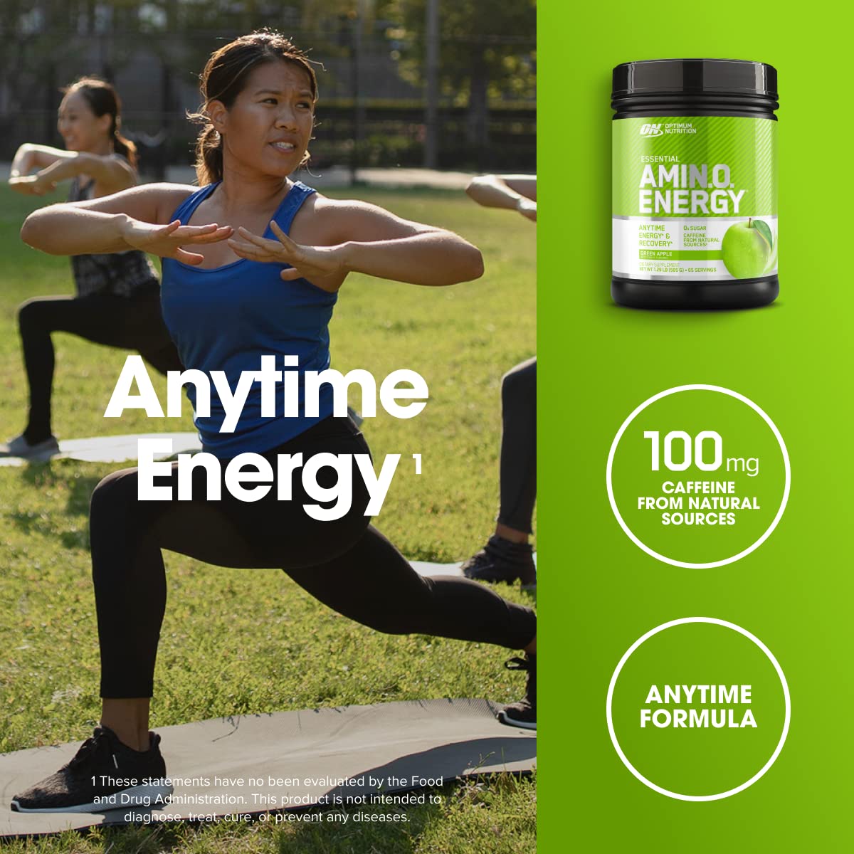 Optimum Nutrition Amino Energy with Green Tea and Green Coffee Extract, Flavor Optimum Nutrition