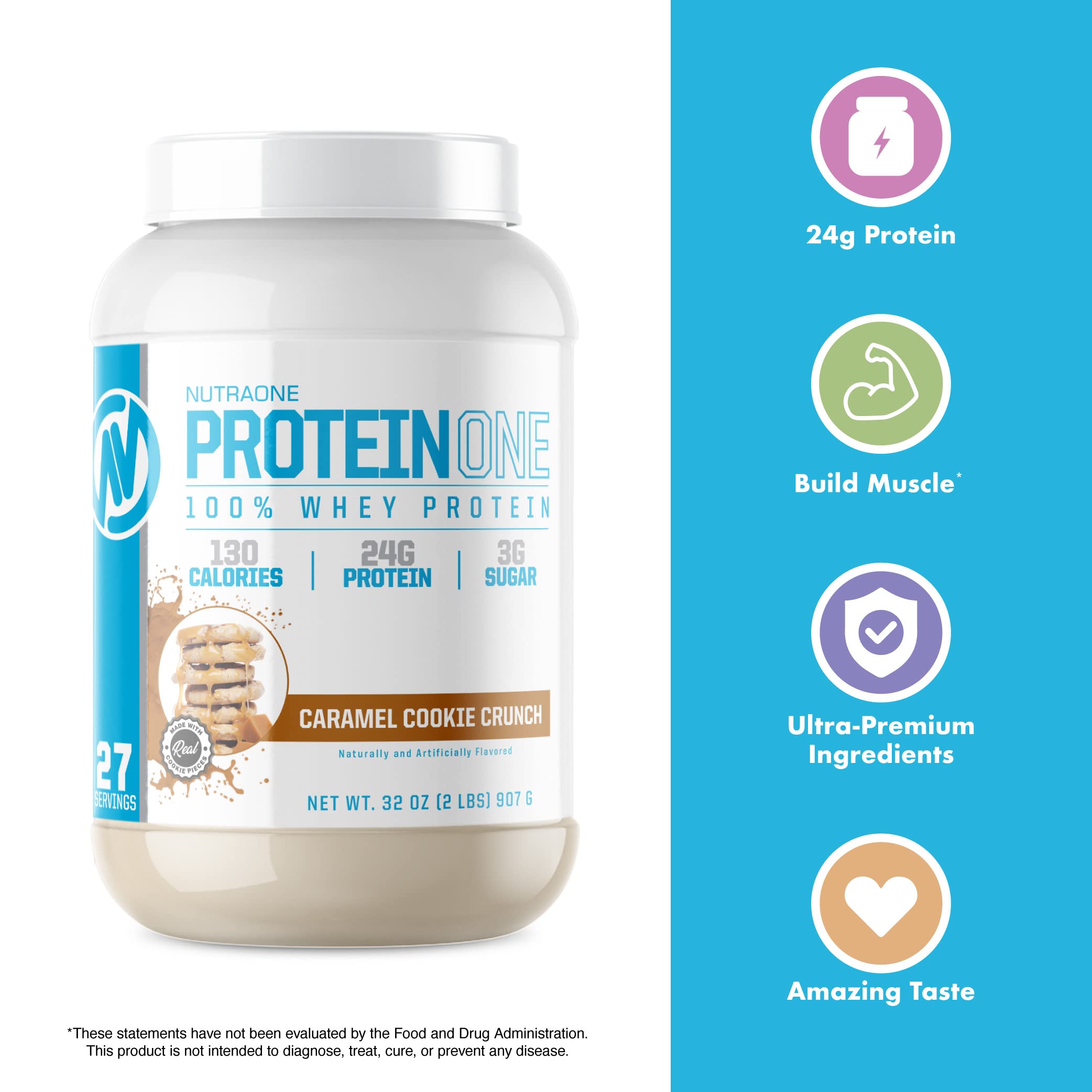 ProteinOne Whey Protein by NutraOne —Promote Recovery and Build Muscle