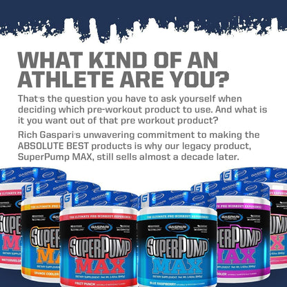 Gaspari Nutrition SuperPump Max Blue Raspberry Ice - 1.41 lbs