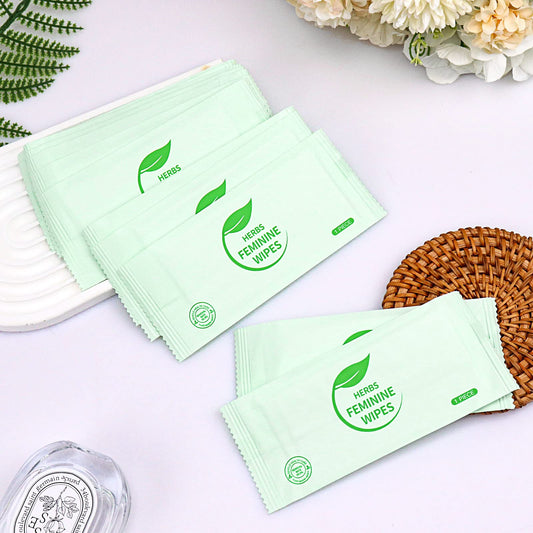 Hipruict Travel Feminine Hygiene Wipes,50 Count Intimate Wipes Feminine Care,Ph Balanced