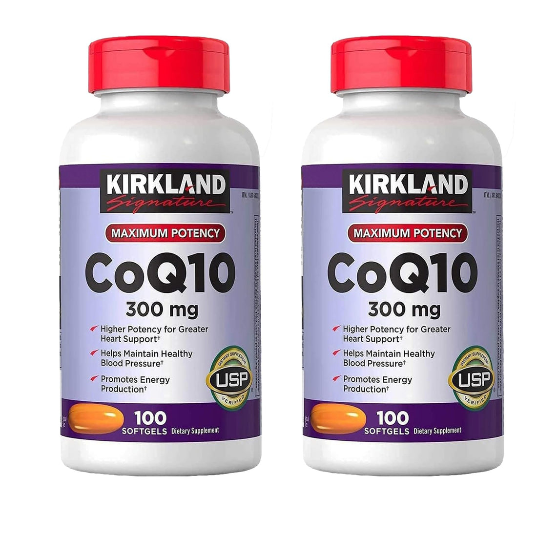 CARZIX CoQ10 300mg,100 Softgels-Helps Maintain Healthy Blood Pressure，Romotes 