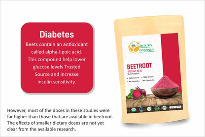 Herbs Botanica Beetroot Powder Organic for Baking and Smoothies | Nitric Oxide Suppement