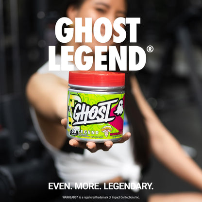 GHOST Legend V3 Pre-Workout Powder, Warheads Sour Watermelon - 30 Servings – Pre