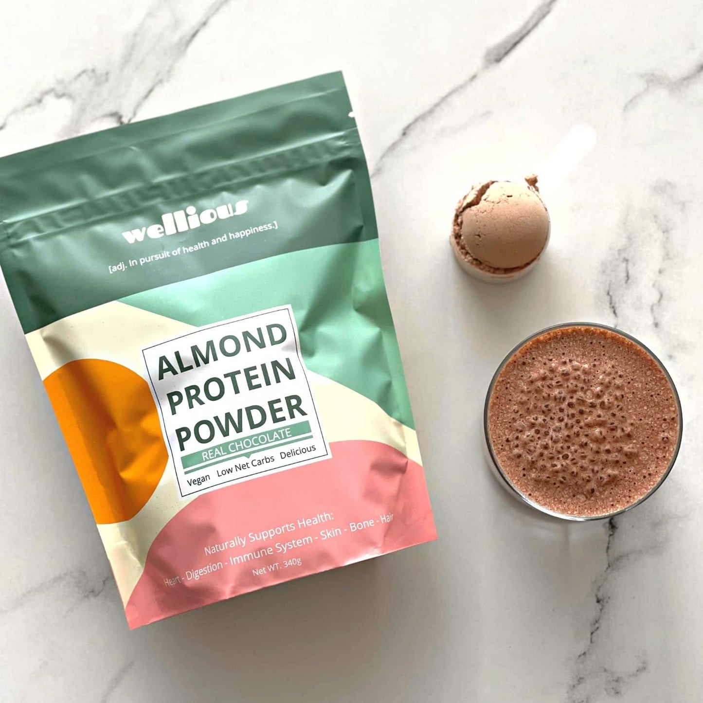 wellious – Clean Vegan Protein Powder – for Gut Health, Plant Based, Keto Friendly, No Sodium
