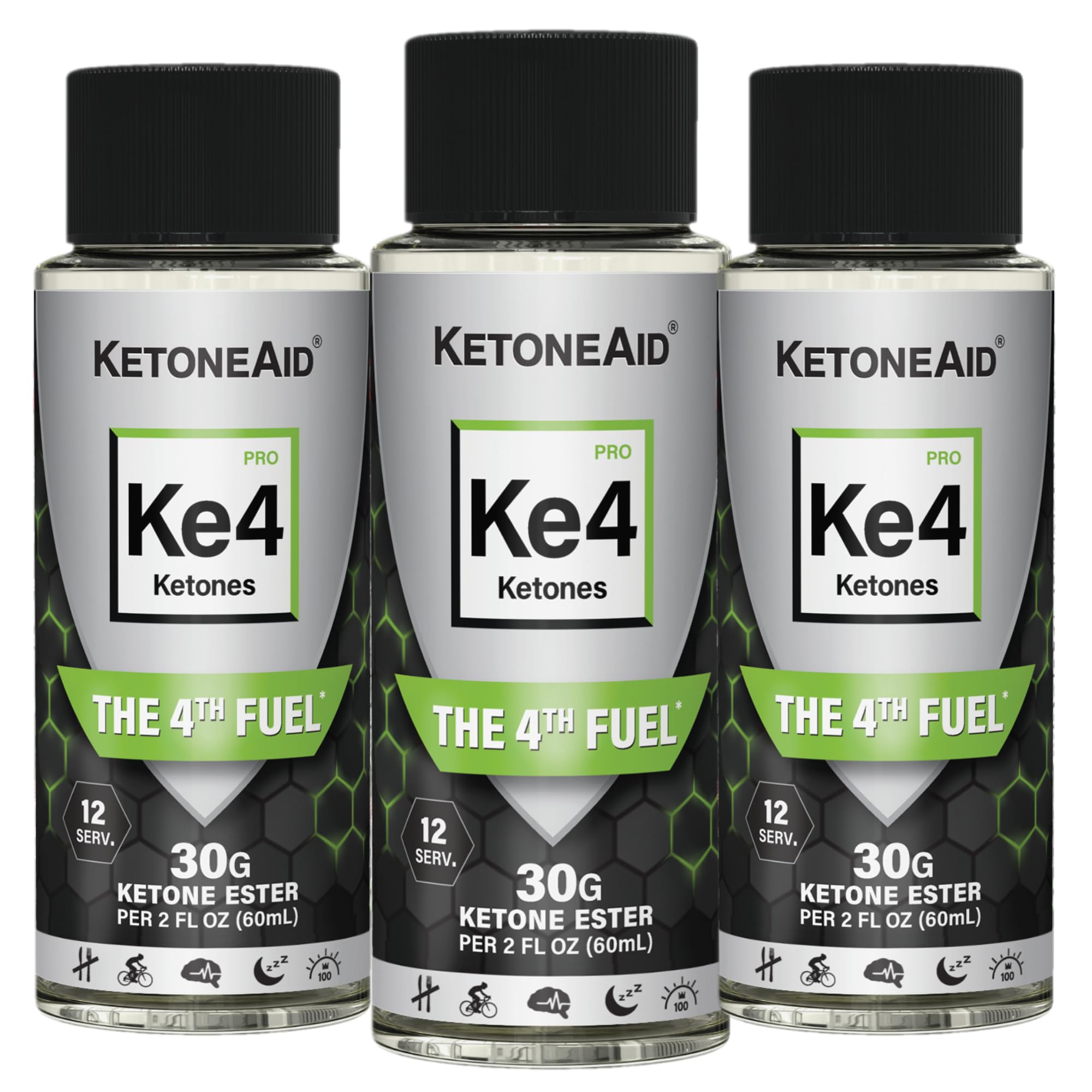 KetoneAid KE4 Pro Ketone Ester Drink | Not a Ketone Salt, No Sugar, No Caffeine