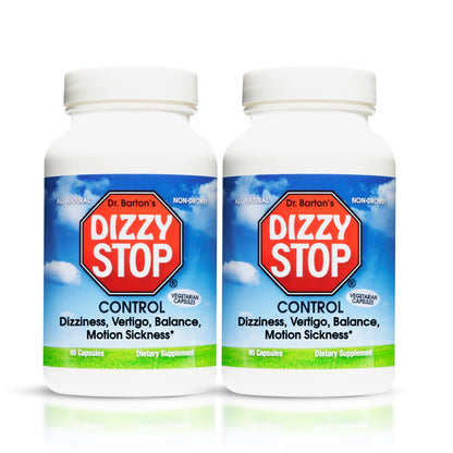 Dizzy Stop Dr. Barton’s All-Natural Vertigo Comfort, Inner Ear Balance Supp