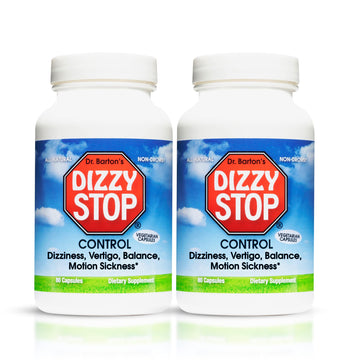 Dizzy Stop Dr. Barton’s All-Natural Vertigo Comfort, Inner Ear Balance Supp Dizzy Stop