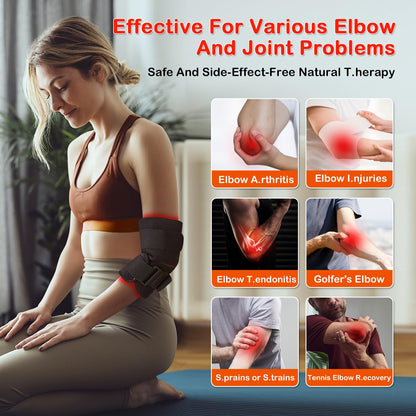 JOBYNA Red and I.nfrared L.ight T.herapy for Elbow Wrap, 850nm Near I.nfrared L.ight & 660nm