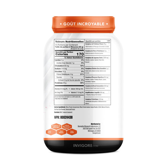 INVIGOR8 Superfood Shake (Chocolate Brownie) with Immunity Boosters - Gluten