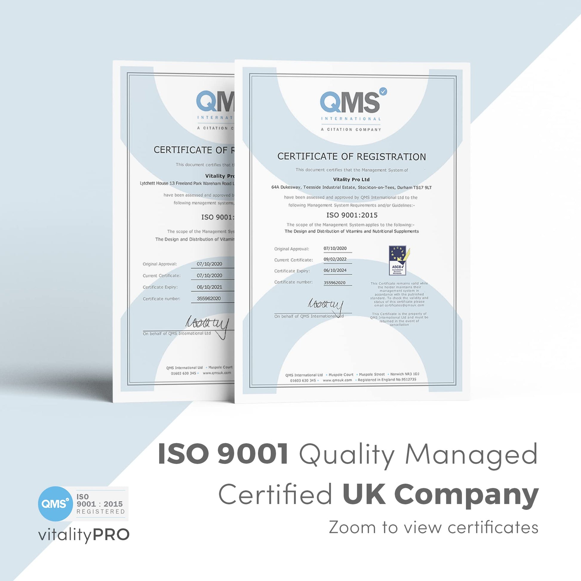 Advanced Collagen with Hyaluronic Acid - 12.95g x 30 Servings - Type 1 2 3 vP Vitality Pro