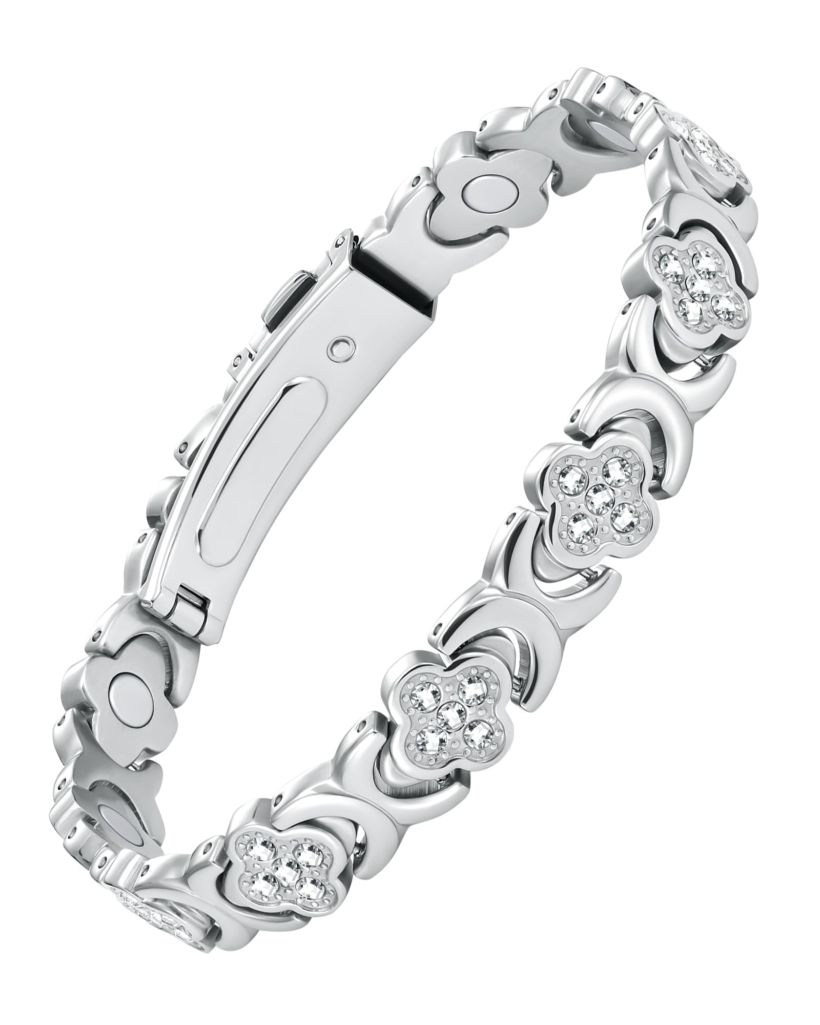 Feraco Ultra Strength Magnetic Bracelets for Women with Neodymium Therapy Magnets 