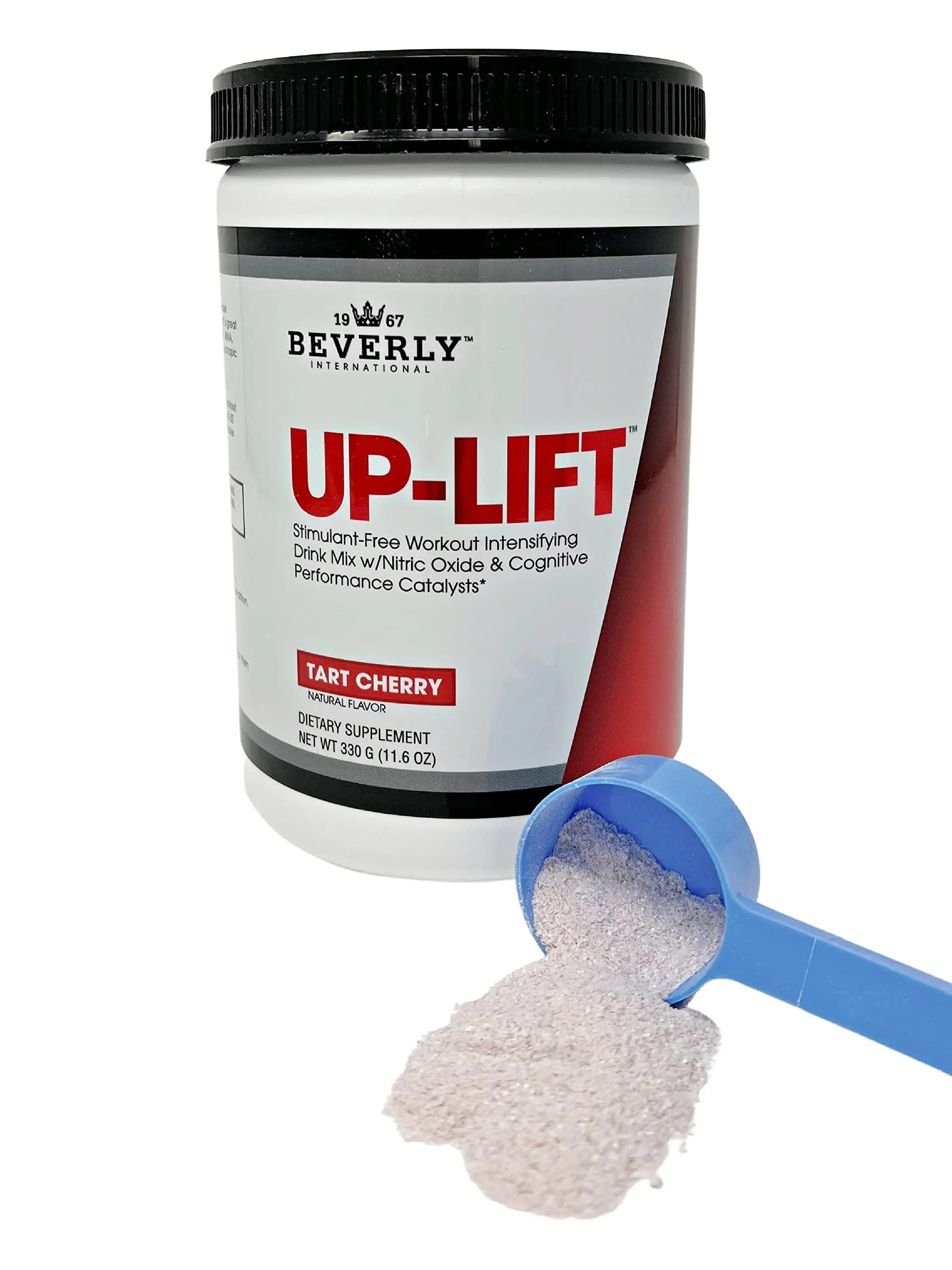 Beverly International Up-Lift Stimulant Free 330 grams. Workout Energy Drink Mix w/Nitric