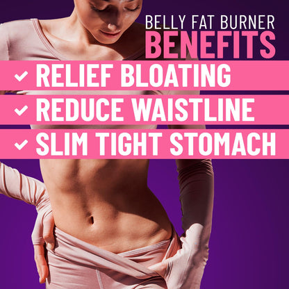 Helix Heal Belly Fat Burner for Women - Lose Stomach Fat w/Softgel Diet Pills for Weight Loss