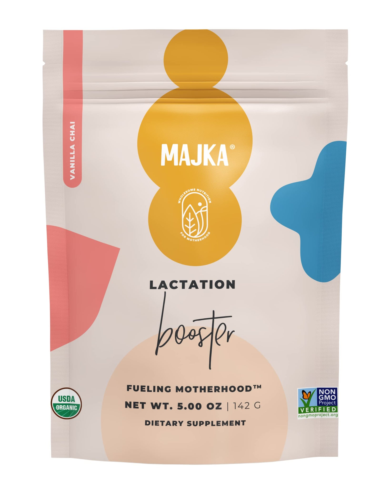 MAJKA Organic Lactation Booster Powder for Nursing Moms, Breastfeeding Safe Supplement