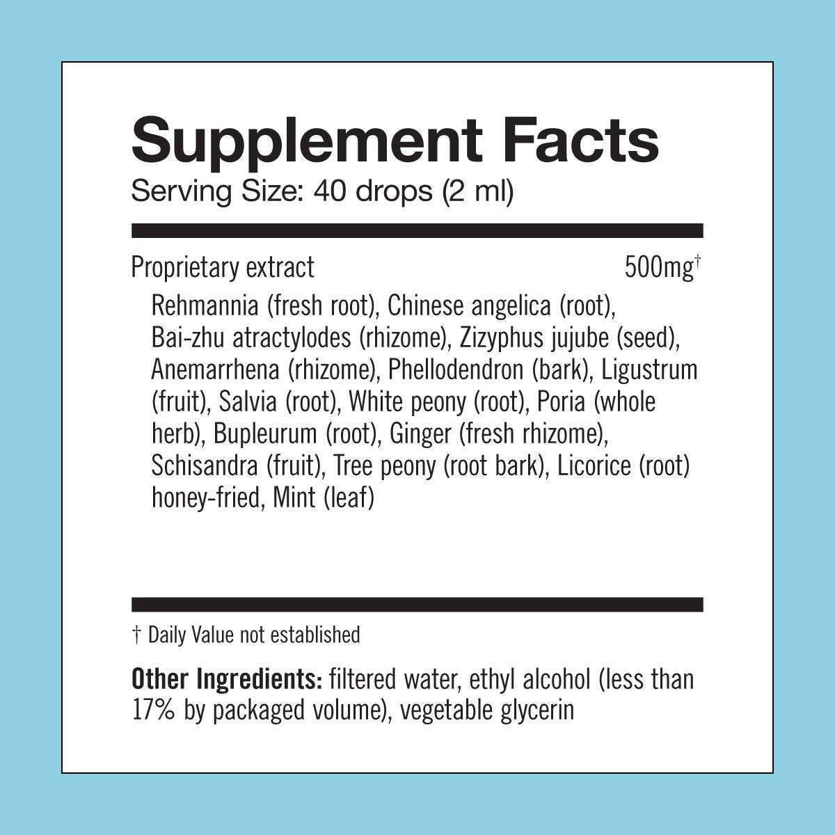 Herbalogic - Flashback Liquid Herb Drops - Natural Relief for Menopausal Hot Flashes, Night Sweats Herbalogic