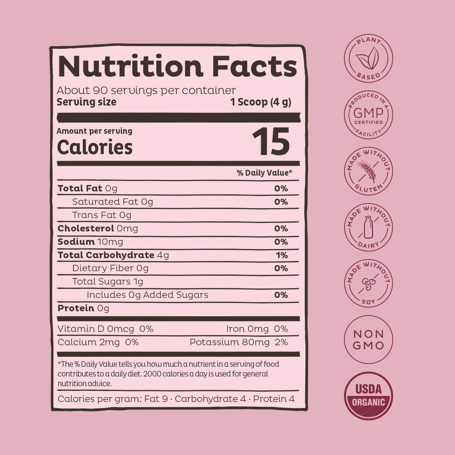 KOS Organic Beet Root Powder - USDA Certified, Nitric Oxide Booster, Non-GMO, Gluten