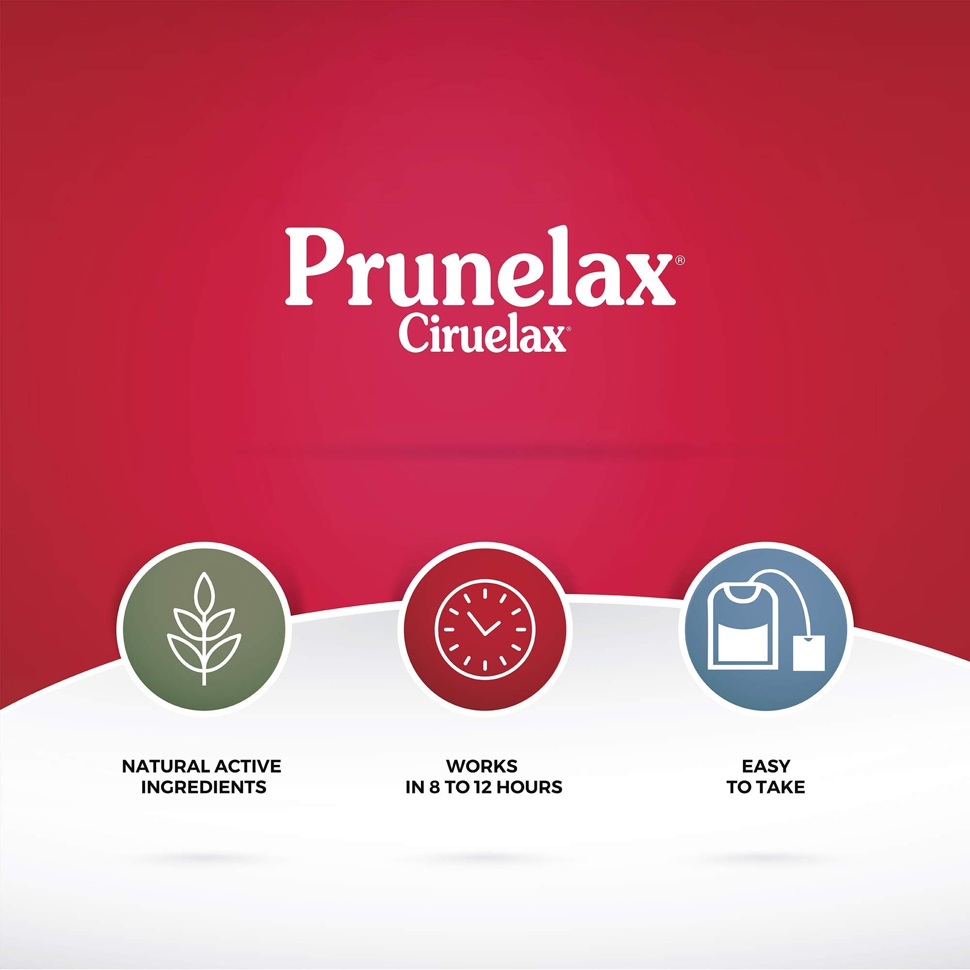 Prunelax Ciruelax Natural Laxative Regular for Occasional Constipation,Tea Bags, Prunes Prunelax