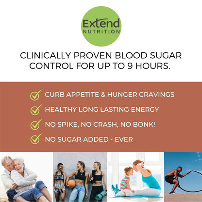 Extend Nutrition Diabetic Snacks for Sugar Control, Low Carb, Low Sugar, Low Calorie Snacks