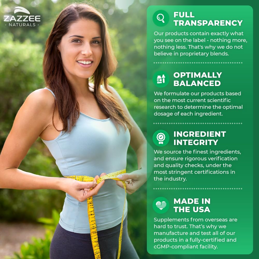 Zazzee Extra Strength Green Tea 20:1 Extract, 6000 mg Strength, 50% EGCG Zazzee
