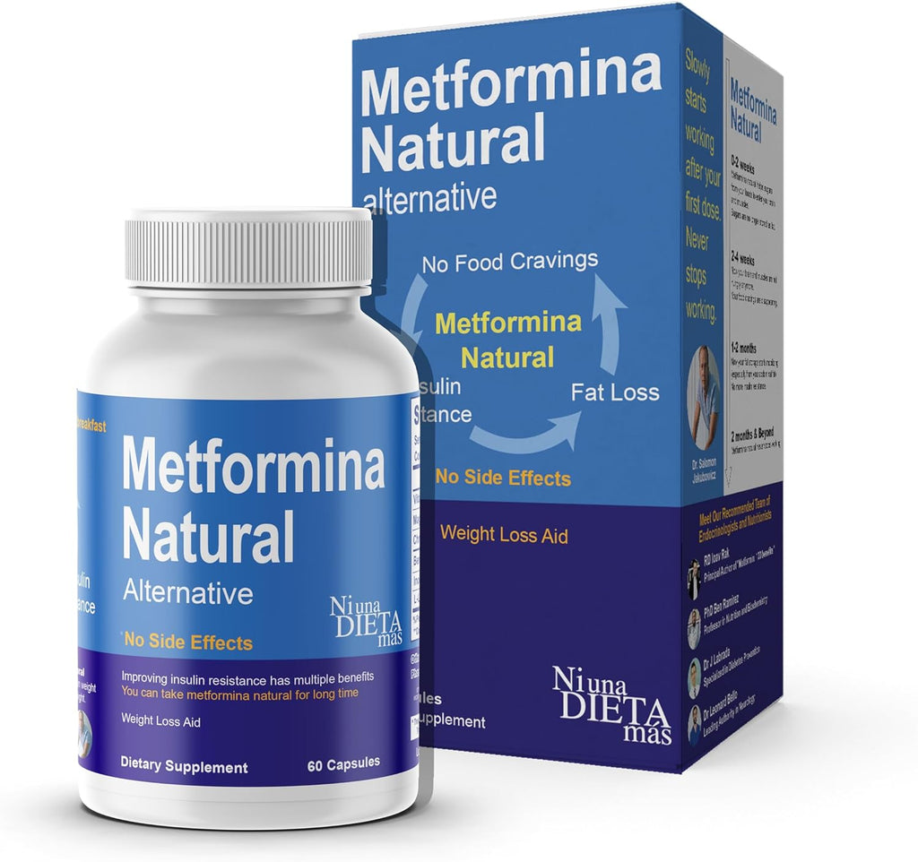 METFORMINA NATURAL - Fat & Glucose Metabolism Support - Dr Salomon