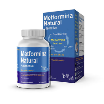 METFORMINA NATURAL - Fat & Glucose Metabolism Support - Dr Salomon (60 Capsules)