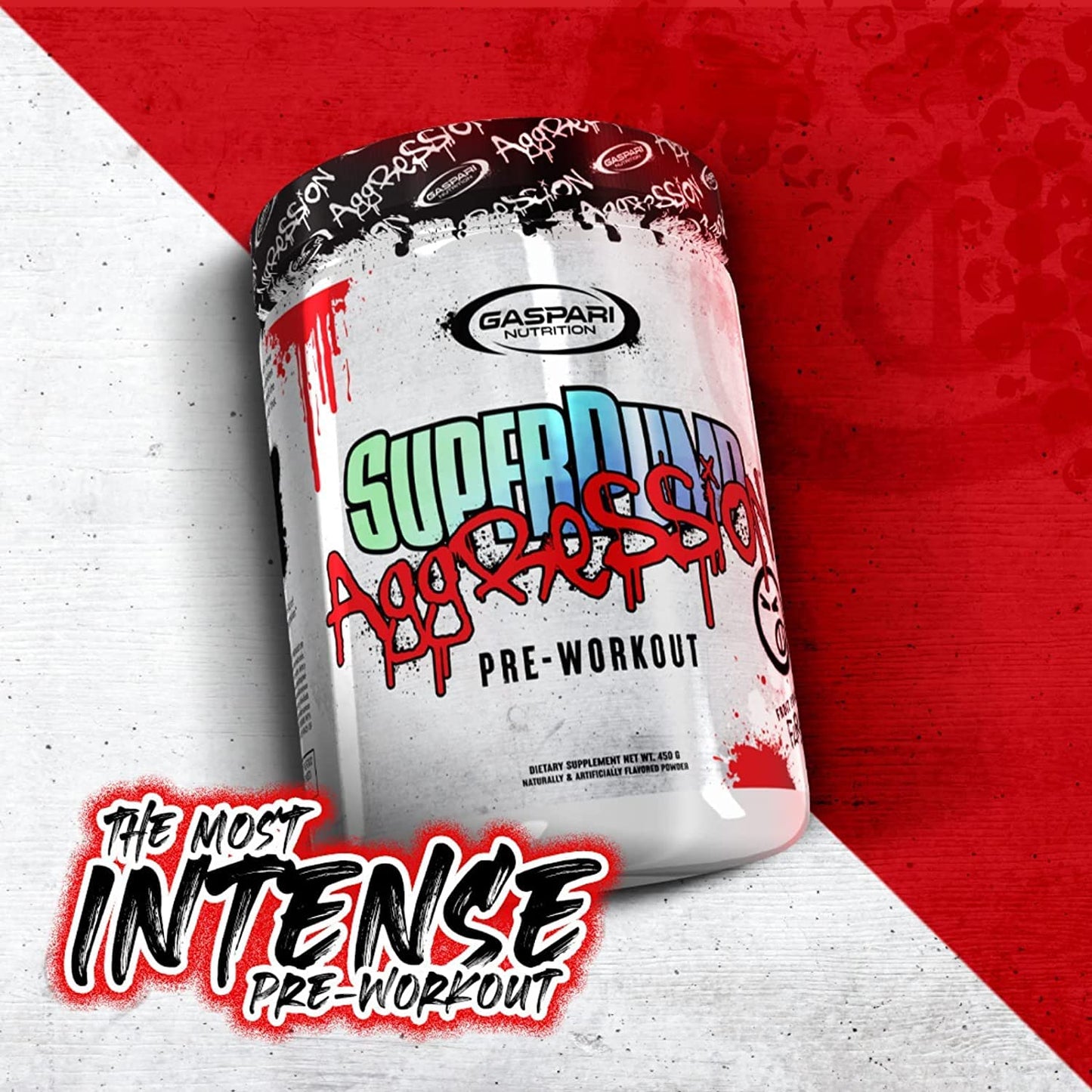 Gaspari Nutrition SuperPump Aggression Pre-Workout: Energy, Focus, Endurance and Recovery