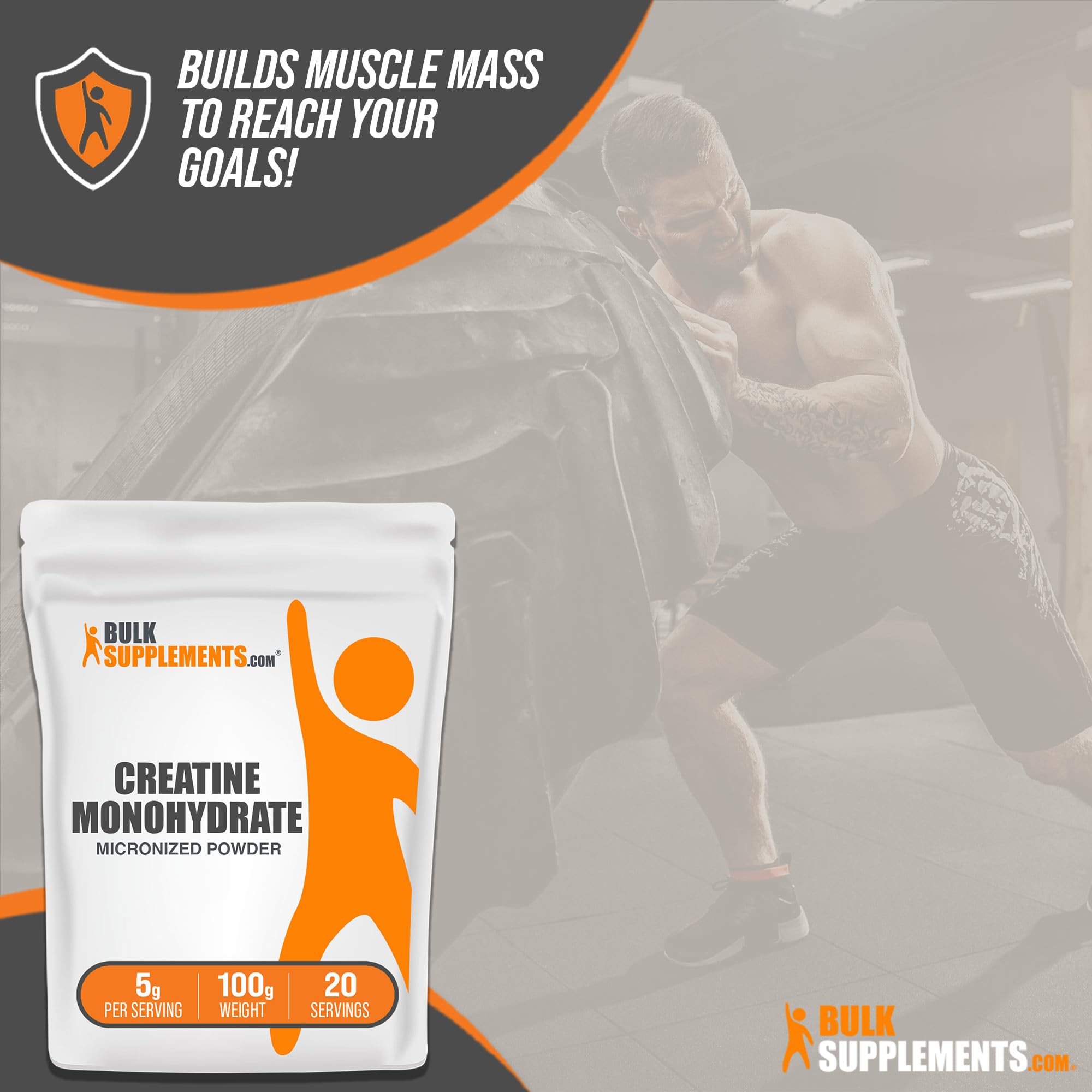 BULKSUPPLEMENTS.COM Creatine Monohydrate Powder - Micronized Creatine BULKSUPPLEMENTS.COM