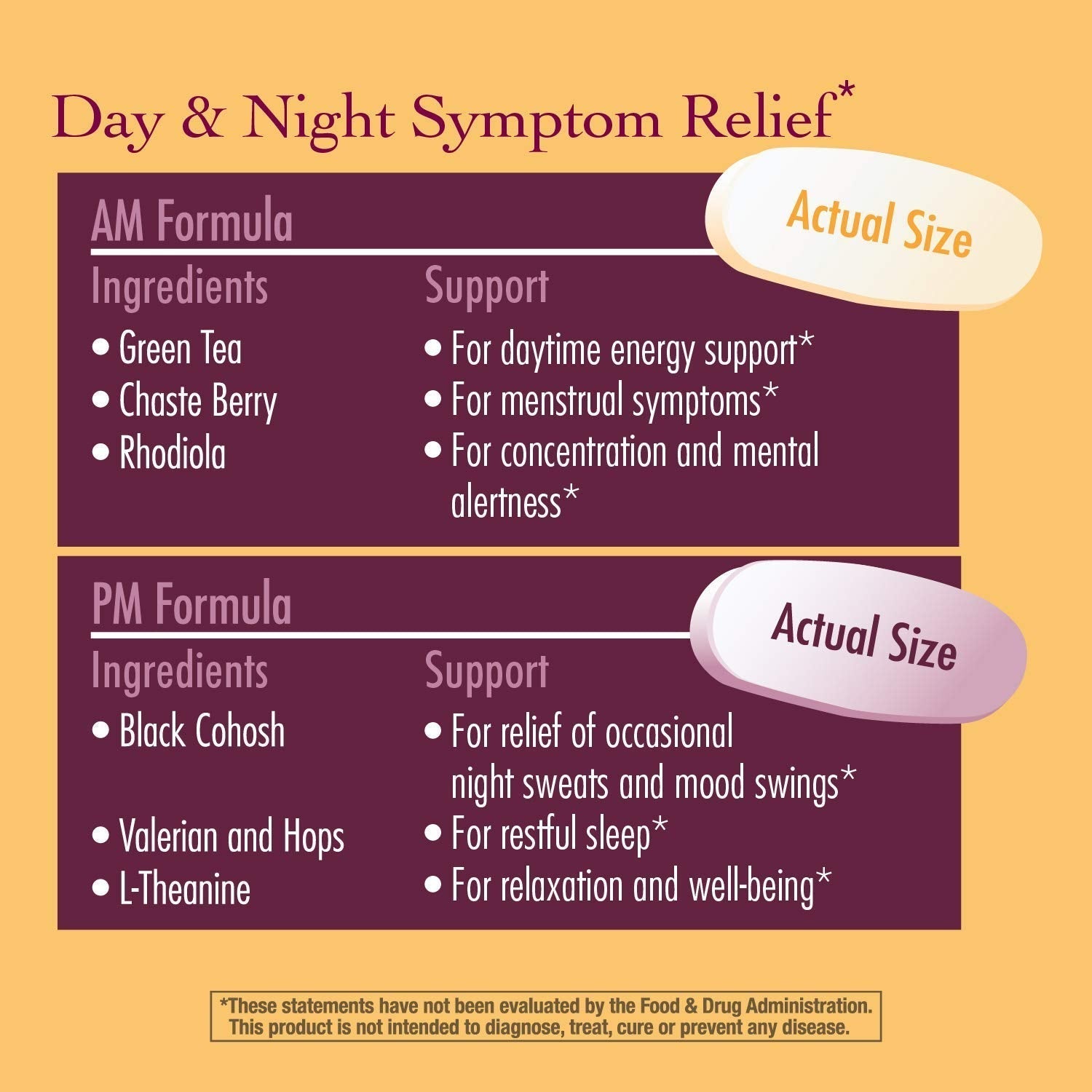 Nature's Way AM/PM PeriMenopause and Menstrual Cycle Symptom Support Nature's Way