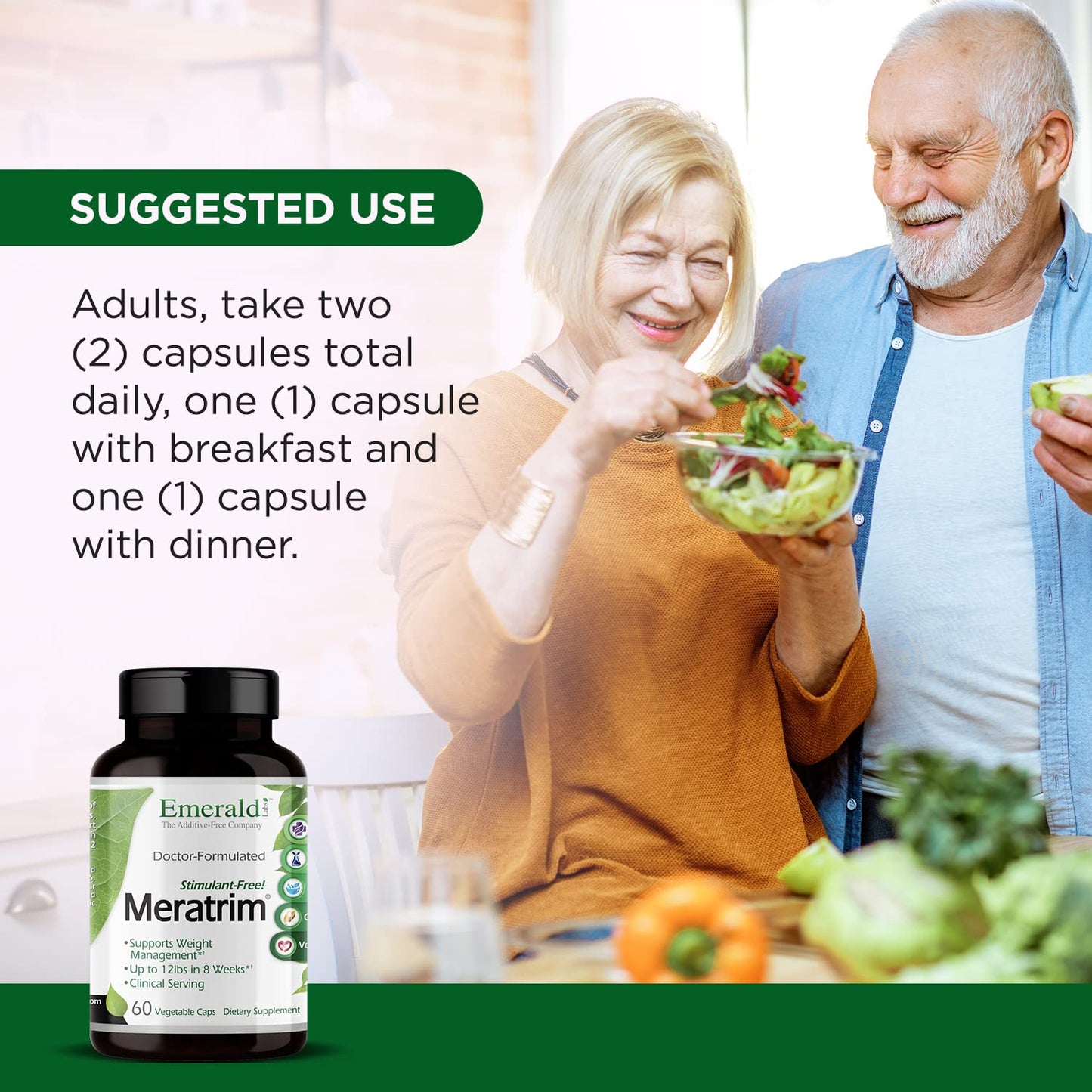 Emerald Labs Meratrim 800 mg - Daily Supplement for Weight Management Support