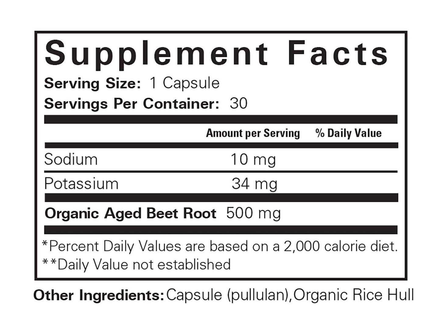 Think Remedy Aged Beet Root Capsules - Beet Pills for Stamina - Organic Beet Root Powder