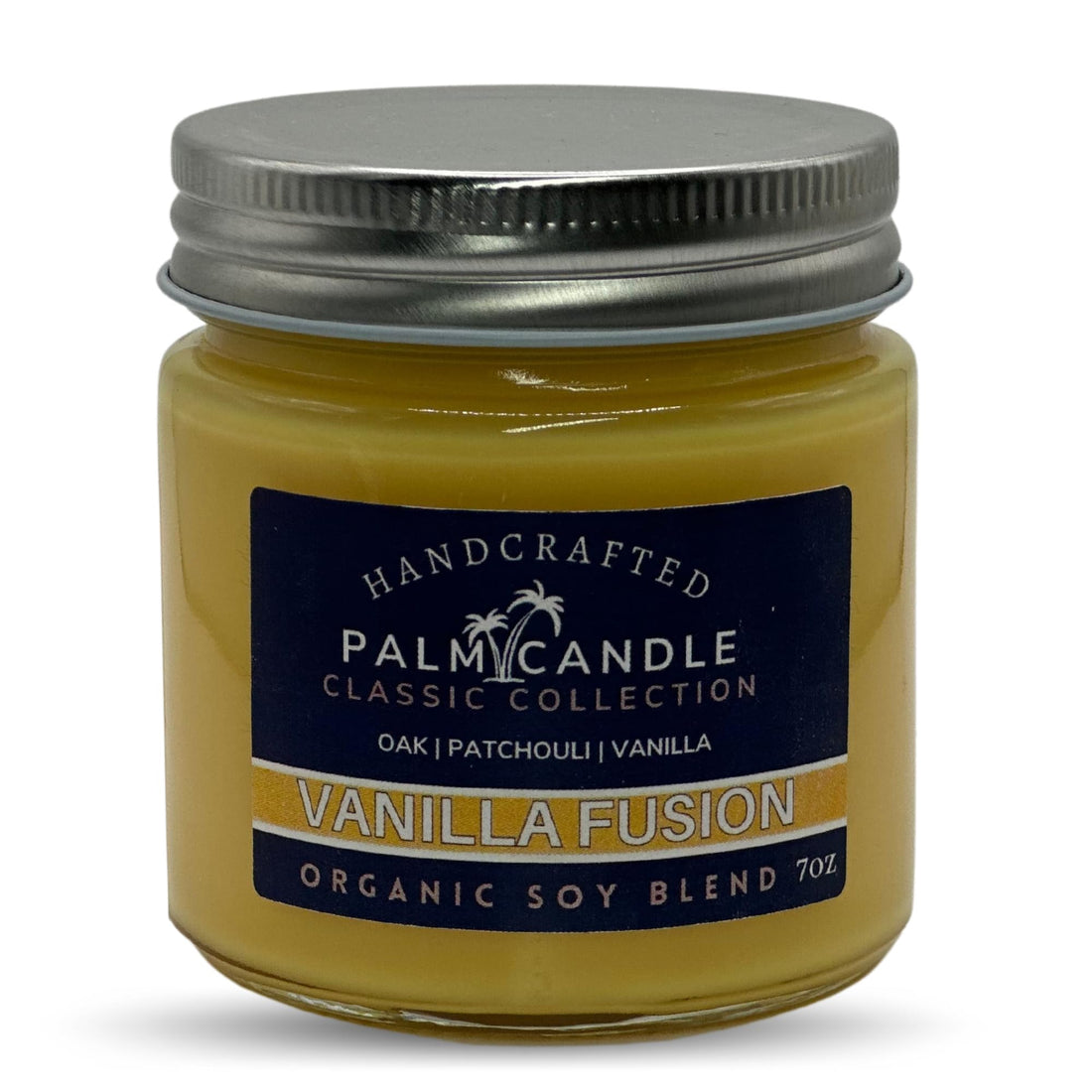 Vanilla & Wood Fusion Premium Soy Candle for Home Scented Candle 7 Ounces of Pure Aromatic Bliss