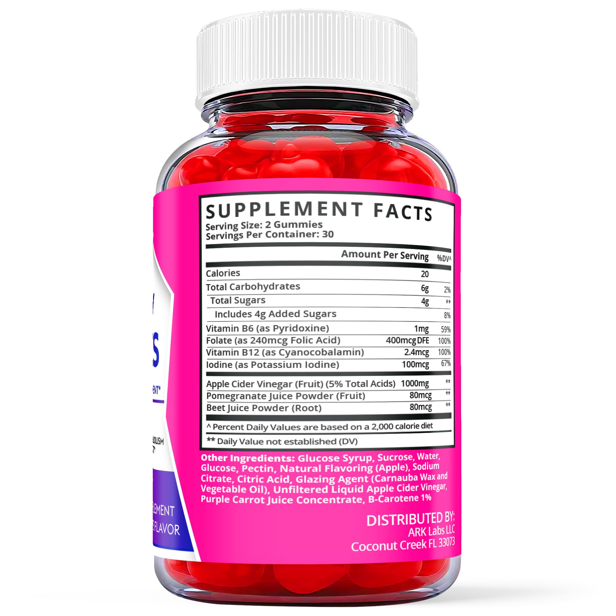 Ark Labs (2 Pack) Summer Keto Gummies - Summer Gummies, Summer Keto ACV Gummy Ark Labs