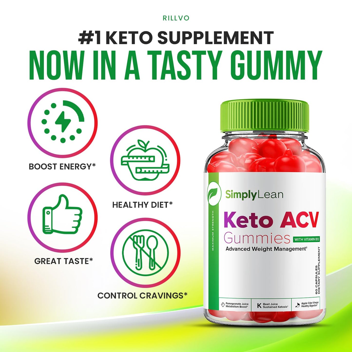 (5 Pack) Simply Lean Keto ACV Gummies - Official - Keto Simply Lean ACV Advanced