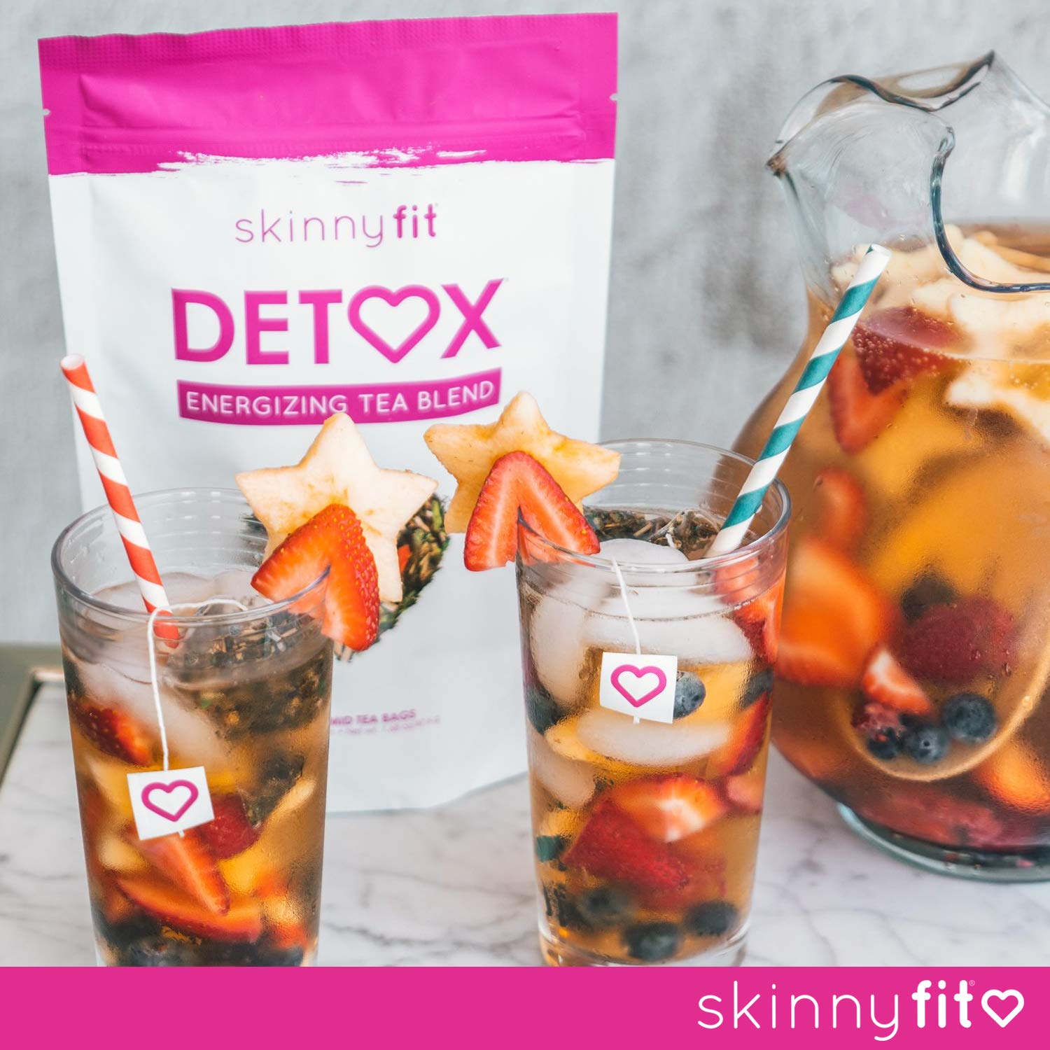 SkinnyFit Detox Tea: All-Natural, Laxative-Free, Supports A Healthy Weight