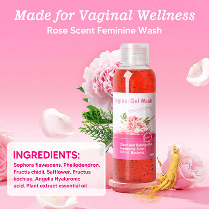 Feminine Wash & Yoni Oil & Yoni Soap Set for Women, Yoni Wash for Vaginal Ph Balance Remove Odor