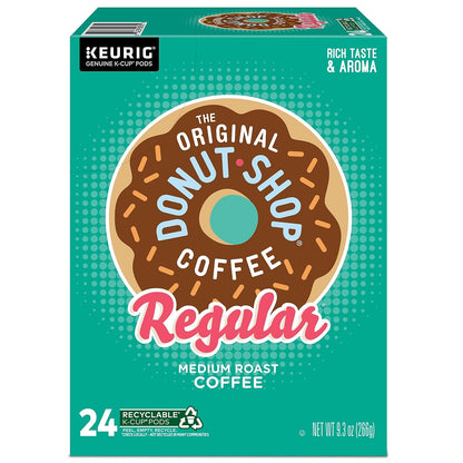 The Original Donut Shop Regular Keurig Single-Serve K-Cup Pods, Medium Roast Coffee