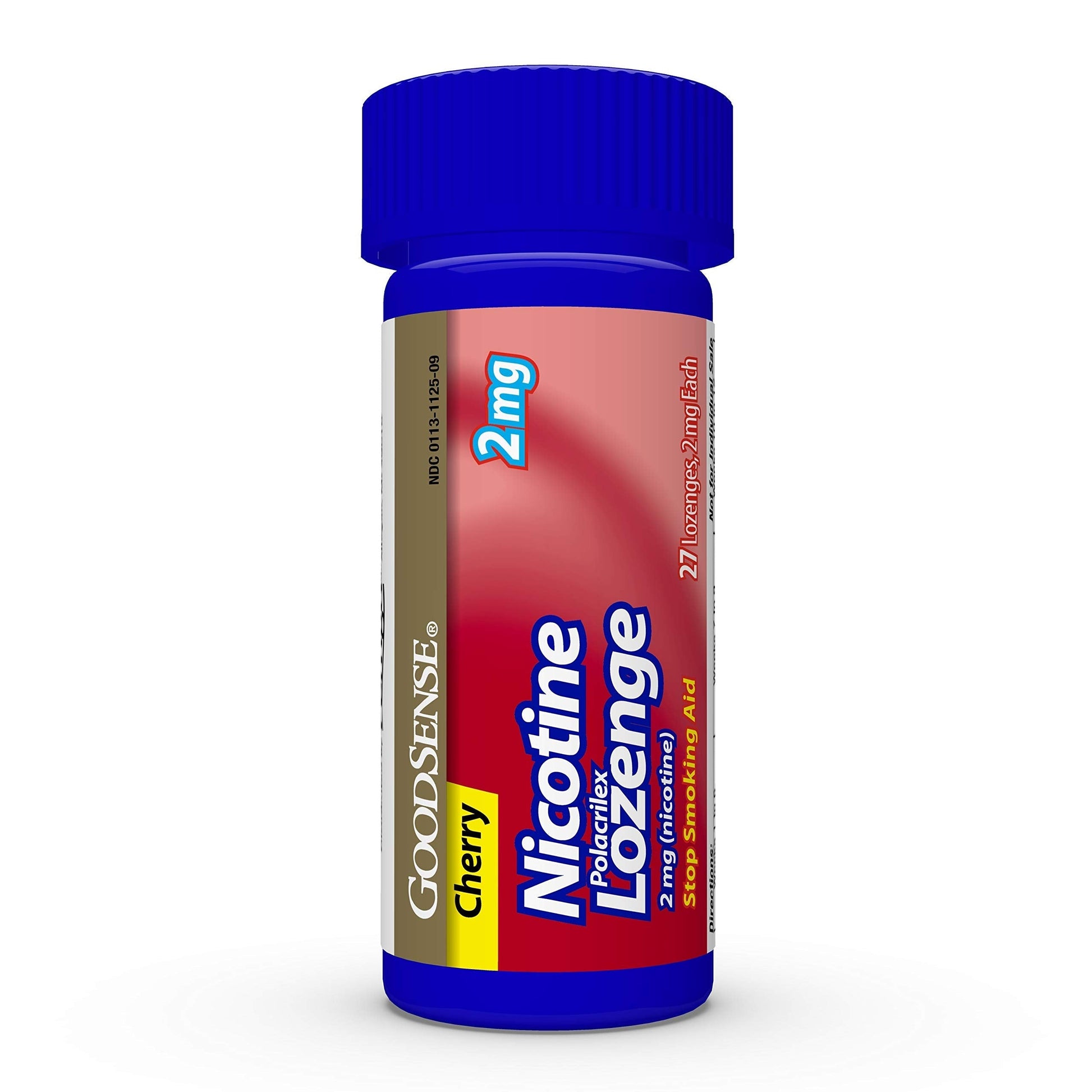 GoodSense Nicotine Polacrilex Lozenge, 2 mg (nicotine), Stop Smoking Aid GoodSense