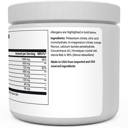 Dr. Berg Electrolyte Powder - Electrolyte Drink Supplements with 1000mg Potassium