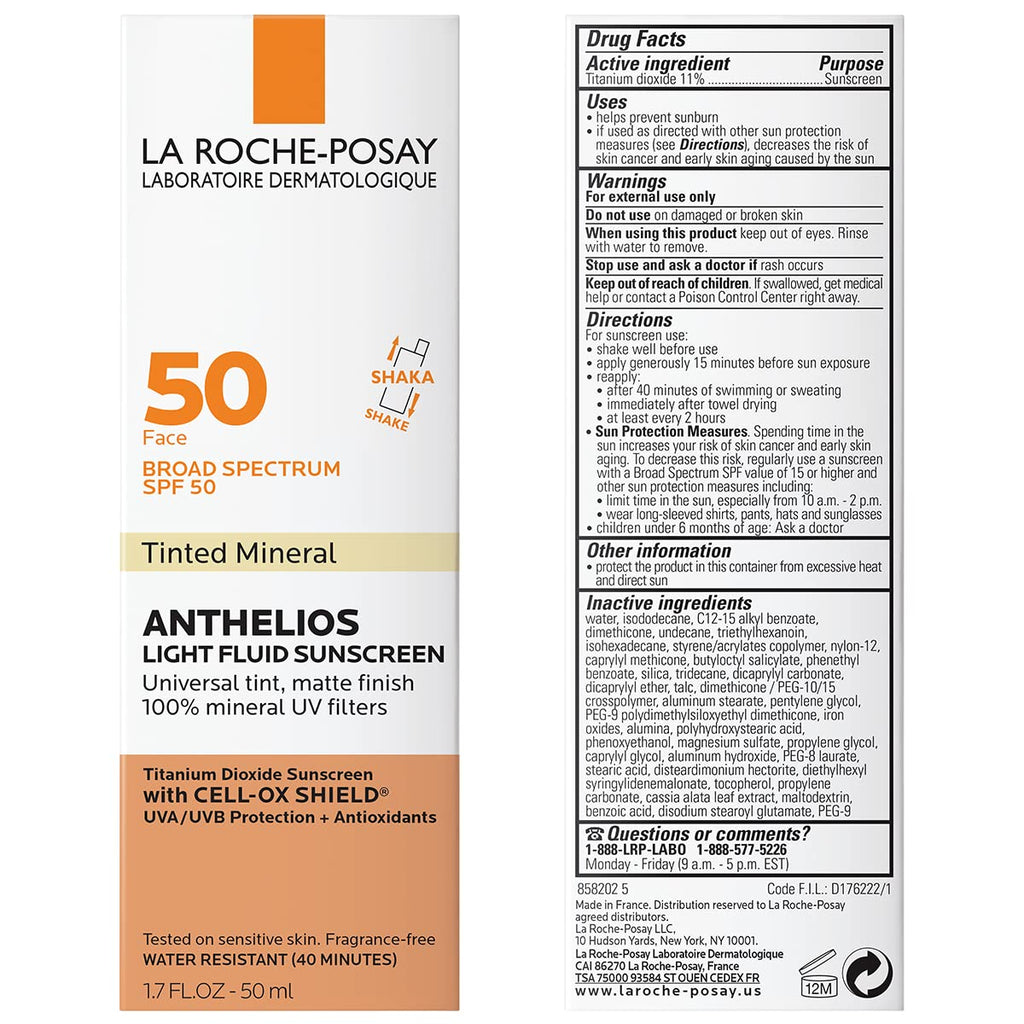 La Roche-Posay Anthelios Tinted SPF 50 Sunscreen & Toleriane Gentle
