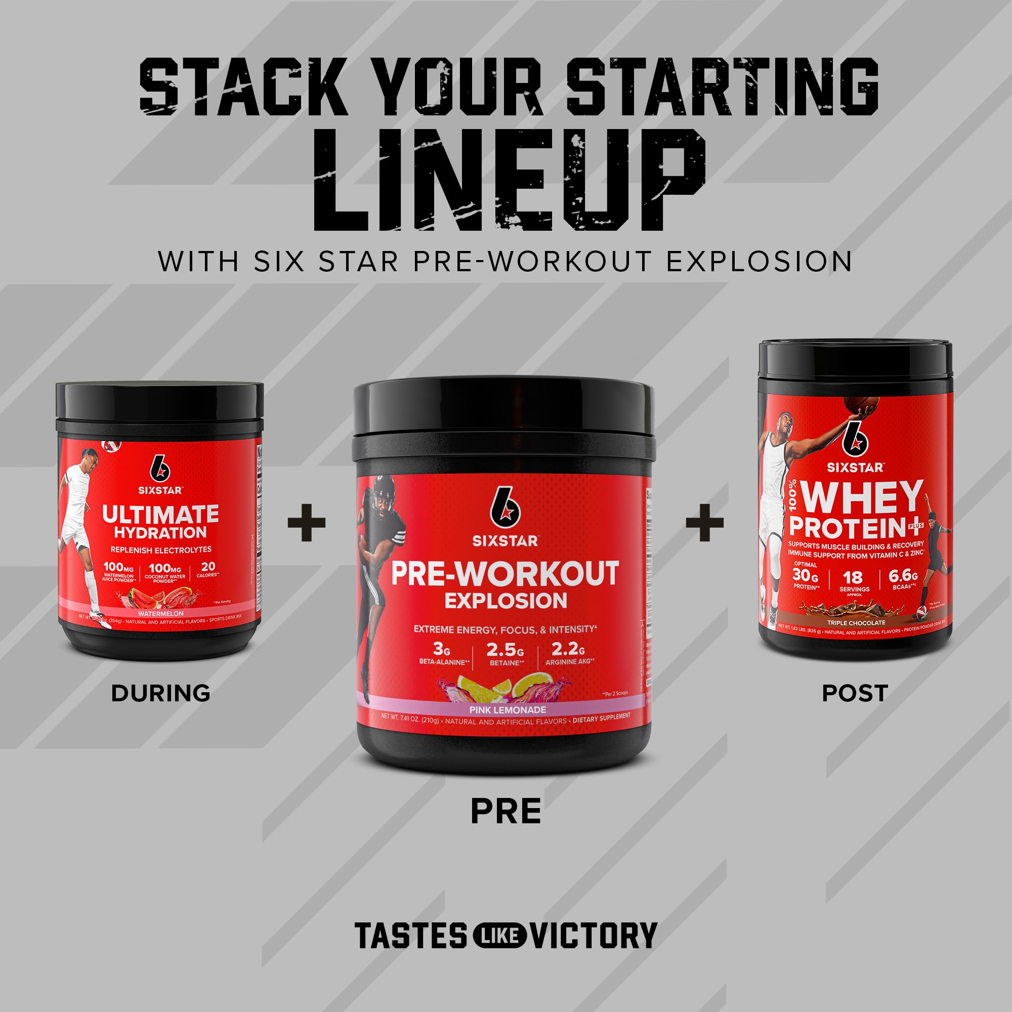 Six Star Pre Workout PreWorkout Explosion Pre Workout Powder for Men & Women PreWorkout Six Star