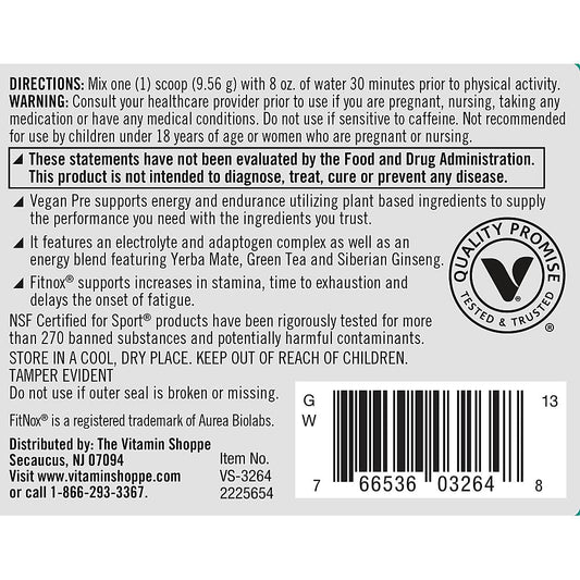 True Athlete Vegan Pre-Workout ? Blood Orange (10.12 oz./30 Servings)